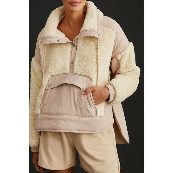 Daily Practice by Anthropologie Long-Sleeve Sherpa Jacket Size M - Picture 4 of 10